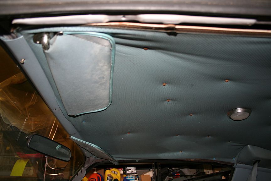 Next up the dreaded sagging headliner