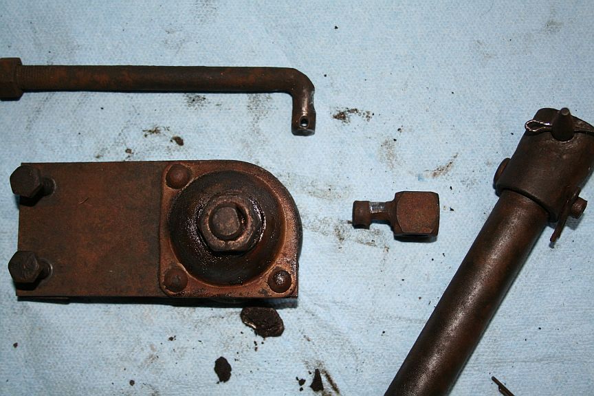 How I fixed my broken clutch bell crank and "support bracket" 1963 Avanti